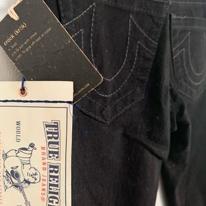 True Religion sz 25 Basic Black Skinny jeans NWT